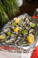 Plat d'huîtres, fruit de mer