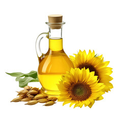YesNo
sunflower oil white background, isolated on transparent png
