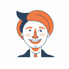 信頼感のあるビジネスマンのアイコン