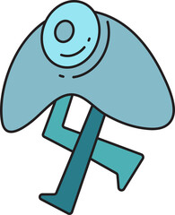 Cartoon Monster Character Illustration