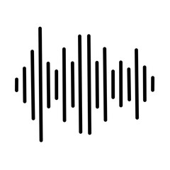 Podcast sound waves vector