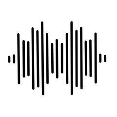 Podcast sound waves vector