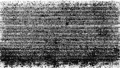 Vector fabric texture. Distressed texture of weaving fabric. Grunge background. Abstract halftone vector illustration. Overlay to create interesting effect and depth. Black isolated on white.