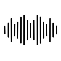 Podcast sound waves vector