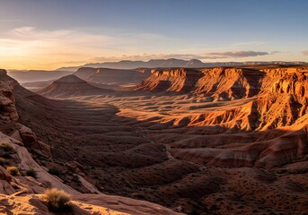 Grand Canyon's Majestic Sunrise Landscape