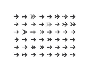 Fototapeta premium Collection of Various Arrow Icons