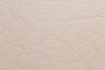 Material with a slightly crumpled paper texture in a light beige color