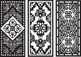 Laser Cut Botanical Stencil Bundle