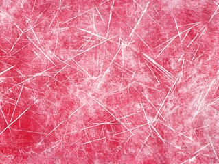 Obraz premium Abstract Red Grunge Texture with White Scratches, Distressed Background