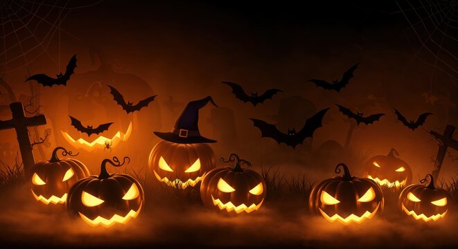 Spooky Halloween Background for event