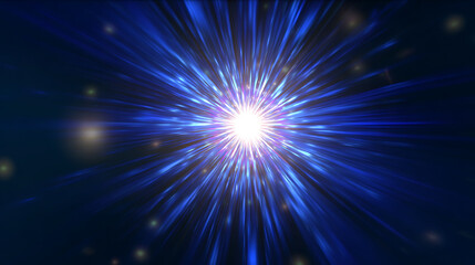 blue star burst