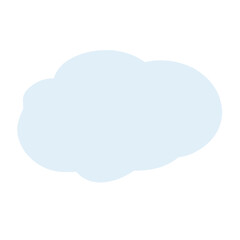 Blue cloud illustration