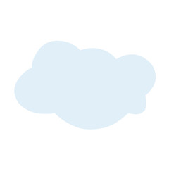 Blue cloud illustration