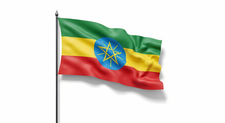 Naklejka premium flag of south africa