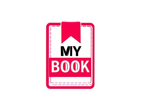 Red book icon with bookmark, "MY BOOK" text