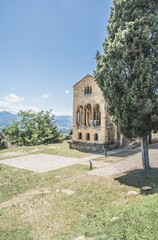 The church of  Saint Mary at Mount Naranco (Santa Maria del Naranco) in Oviedo, Asturias, Spain