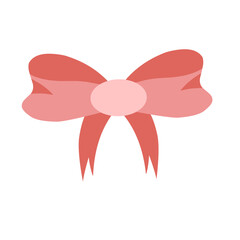 ribbon bow vector illustration