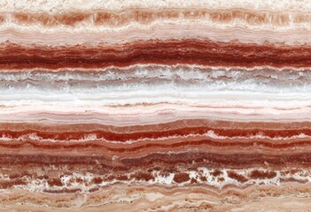 Close-up view of a layered mineral stone.