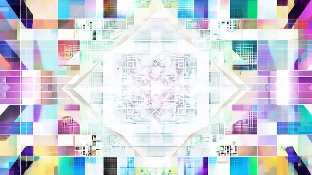 Digital Mosaic Fade Transition Fade the current scene into a digital mosaic that rearranges into the next scene, ideal for artis.processed.mp