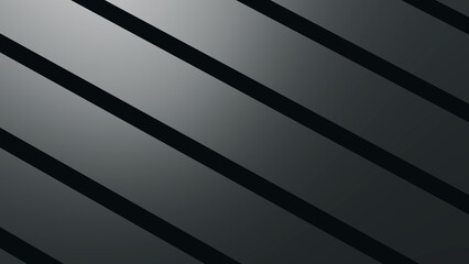 Sleek Black and Gray Abstract Diagonal Line Pattern Background