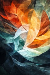 Abstract representation of animal instinct, high-angle perspective, psychological themes woven into a mesmerizing dance