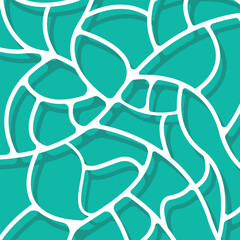Seamless vector abstract pattern. Sea waves. The effect of marble stone. Cracks in the ground. Swimming pool seamless pattern. Vector pattern of clear green ripples water, water glare with waves,