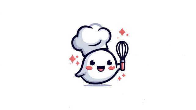 Cute ghost chef holding a whisk (1)