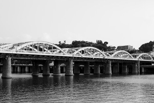 Fototapeta monochrome landscape photography