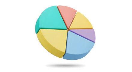 Pie Chart Icon &ndash; Business Data and Analytics Illustration