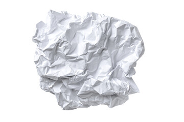 Obraz premium Crumpled white paper ball (1)