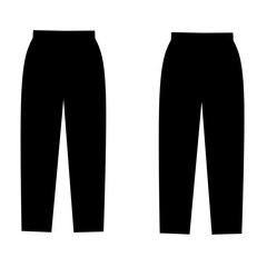 black trousers vector