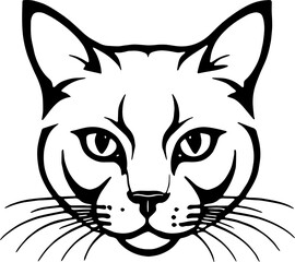 Creative Cat Graphic Element for Innovative Brand Identity