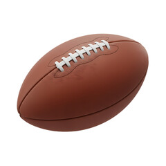 American Football: Precision Crafted Leather Ball for Gridiron Glory