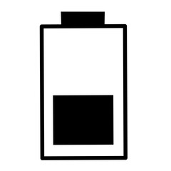 Battery icon vector