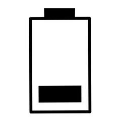Battery icon vector