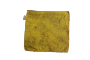 dirty cleaning cloth on transparent png