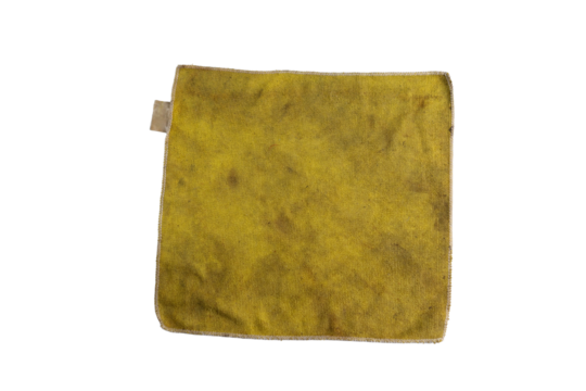 dirty cleaning cloth on transparent png