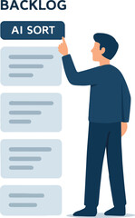 Backlog sorter Illustration