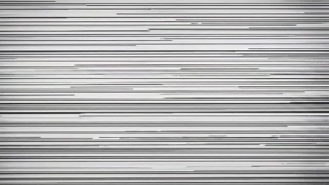 Please Stand By Abstract Glitch Art, Digital Noise Texture, Monochrome Stripes, Grey Scale Background, Loading Screen Effect