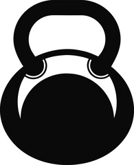 Workout or Fitness Kettlebell Weight