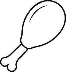 A simple of a chicken.