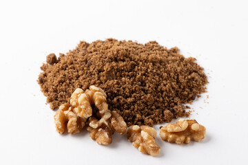 黒砂糖とクルミ