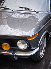 classic car headlight