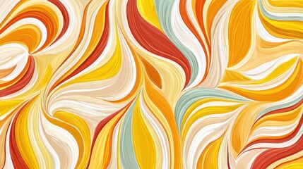 Abstract swirling pattern of vibrant colors.