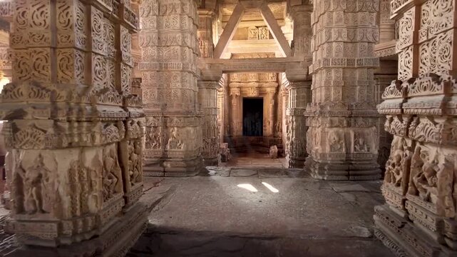 Gwalior fort india Landscape of historical building 