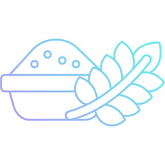 Gradient Gluten Icon