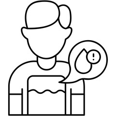 Line Art Hydration Icon