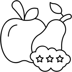 Line Art Superfood Icon