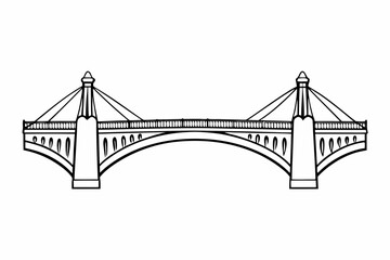 bridge vector illustration