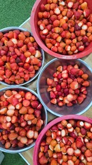 strawberries in a bowl